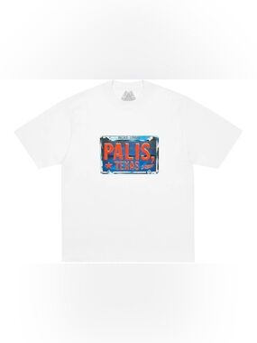 Palace "Palis" Texas License Plate Graphic Print T-Shirt Logo Tee Size XL FW25